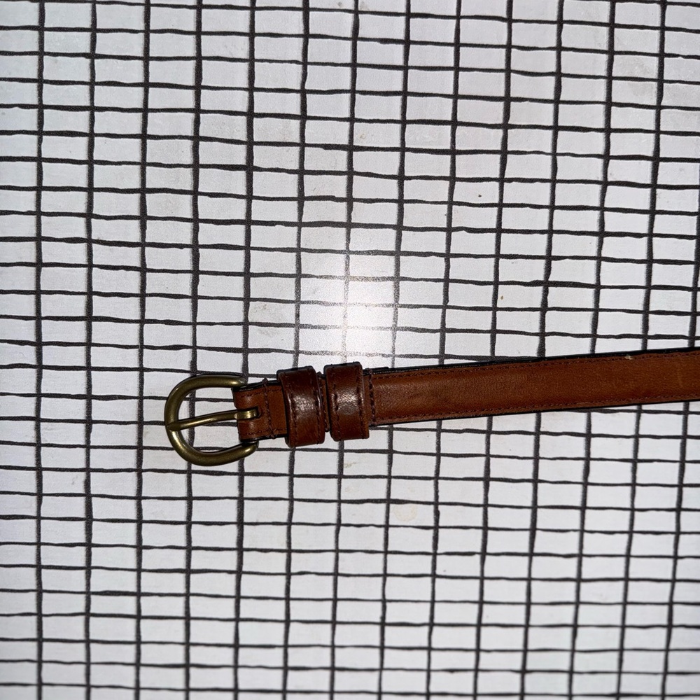 American apparel high end cow leather belt classic style